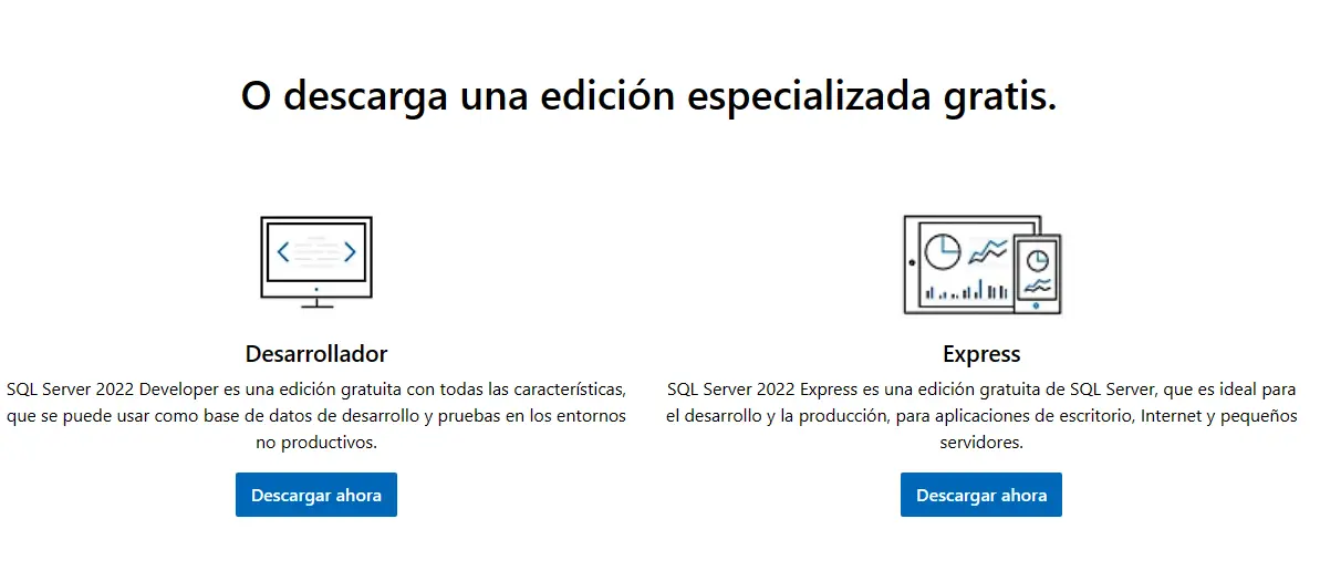 Descarga Servidor Express Edition