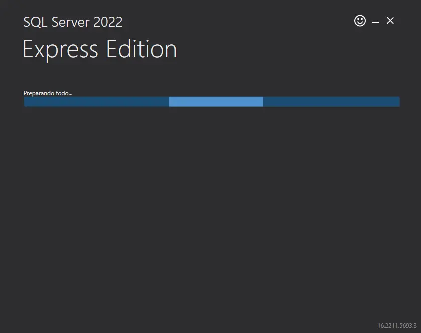 Ejecutar el archivo de instalación Server